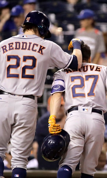 Astros score 5 in 9th to top Royals 6-1 (Jun 08, 2017)
